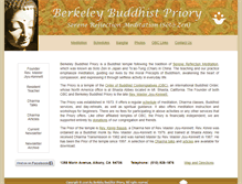 Tablet Screenshot of berkeleybuddhistpriory.org